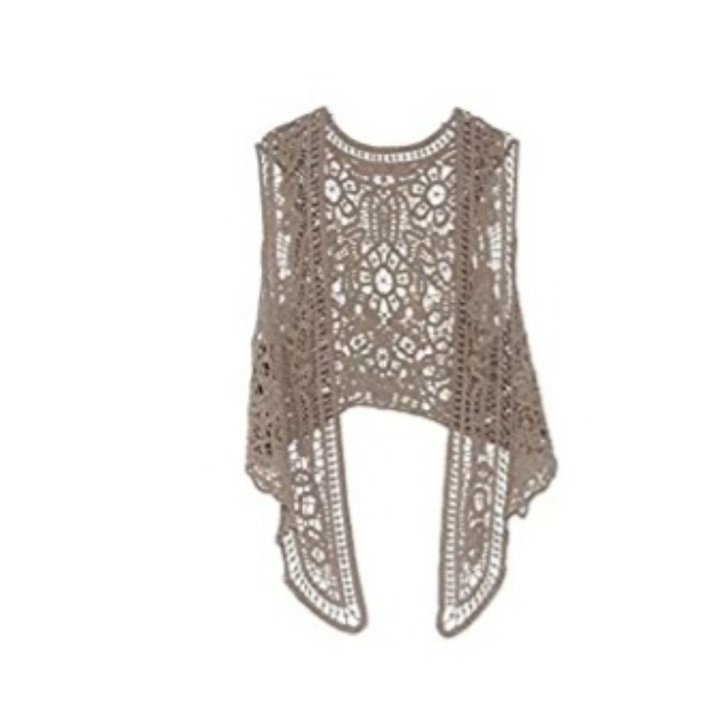 Cream Knit Vest 3/$10